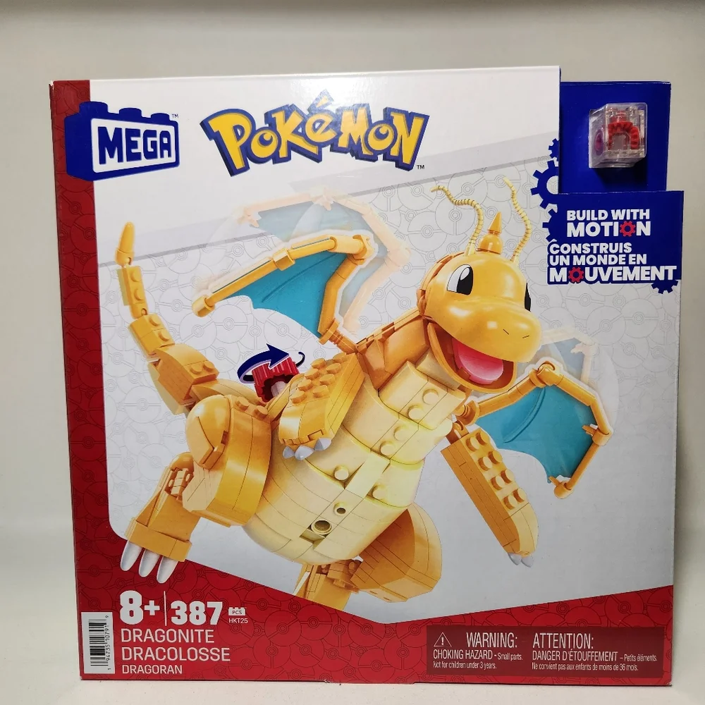 NEW Dragonite MEGA Pokémon Action Figure Building Toys Set LEGO COMPATIBLE 387